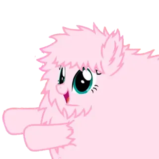 🤗 pony, animal, pink, cute telegram sticker