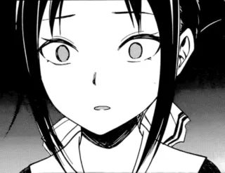 😔 Anime, Manga, Cartoon, Porträt, Charakter, Schwarzweiß telegram sticker