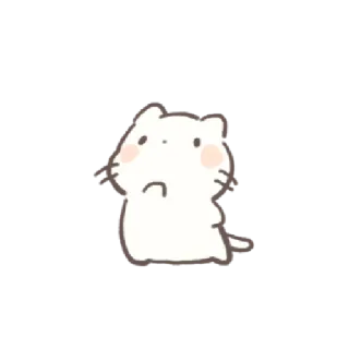 💌 猫, 可爱, 悲伤, 动物, 贴纸 telegram sticker