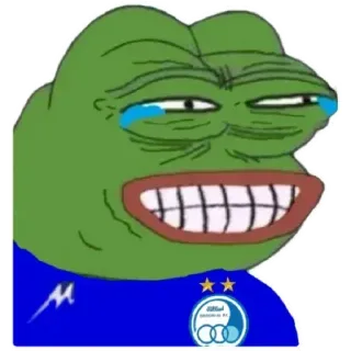 💙 Pepe the Frog Pepe si Katak, Meme, Meme Internet, Katak, Stiker whatsapp sticker