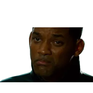 😢 Will Smith prominenter, schauspieler, traurig, meme, emotion, gesicht telegram sticker
