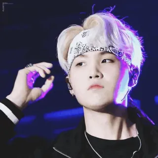 ☁️ 男, 人, KPOP, バンダナ, スタイル telegram sticker