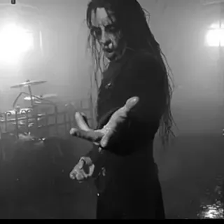 🕸 Black metal, Música, Banda, Sombrio, Assustador, Sinistro telegram sticker