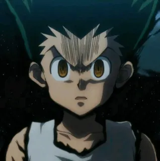 😡 Gon Freecss Hunter x Hunter Anime, Gon Freecss, Hunter x Hunter, Marah, Determinasi, Shonen telegram sticker