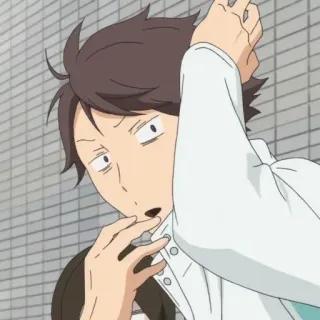 💗 Oikawa Tooru Haikyuu!! Anime, Haikyuu, Oikawa, Tooru, Alzatore, Pallavolo telegram sticker