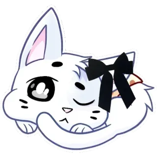 😉 猫, かわいい, 動物, カワイイ, 漫画, ペット, ステッカー telegram sticker