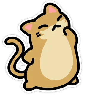 😒 gato, animal, adesivo, fofo, kawaii, gatinho telegram sticker