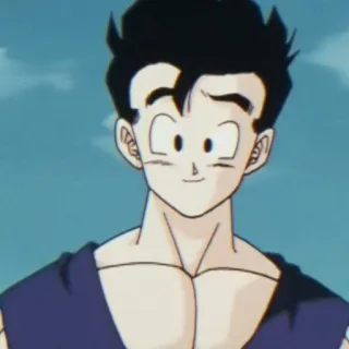 🔥 Gohan Dragon Ball Z 动漫, 龙珠Z, 悟饭, 卡通, 角色 telegram sticker