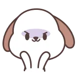 😈 cute, dog, angry, animal, cartoon, emoji telegram sticker