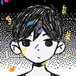 🥳 Omori jeu vidéo, personnage, animé, omori, confettis telegram sticker