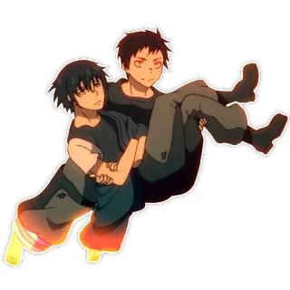 Enen no shouboutai / Пламенная бригада пожарных telegram stickers
