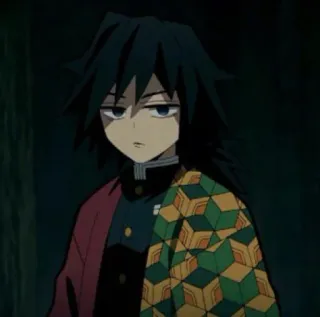🎏 Giyu Tomioka Demon Slayer anime, manga, demon slayer, giyu tomioka, character telegram sticker