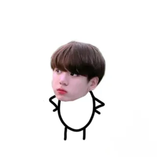 😤 kpop, стикер, смешные, каракули telegram sticker