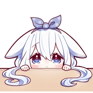 🥺 Аниме, Девушка, Каваий, Милый, Мультфильм, Грустный telegram sticker