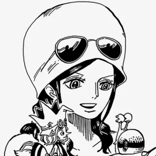 🌟 Nico Robin One Piece anime, manga, one piece, nico robin, character, cartoon telegram sticker