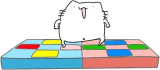 🕺 Katze, tanzen, süß, Cartoon, lustig whatsapp sticker
