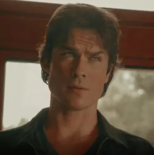 🩸 Damon Salvatore The Vampire Diaries vampire, tv show, male, portrait telegram sticker