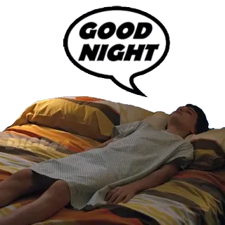 🛌 GOOD NIGHT good night, sleeping, sleep, night, bed telegram sticker