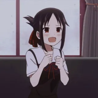 🌺 Kaguya Shinomiya Kaguya-sama: Love Is War 애니메이션, 카구야 님은 고백받고 싶어, 러브 이즈 워, 카구야 시노미야, 귀여운, 만화 telegram sticker
