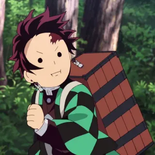 🗡 Tanjiro Kamado Demon Slayer Anime, Demon Slayer, Tanjiro, Manga, Personnage whatsapp sticker