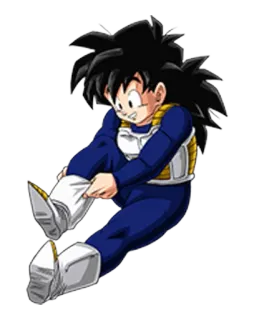 👞 Gohan Dragon Ball Z Gohan, Dragon Ball Z, anime, manga, personaggio, saiyan, combattente telegram sticker