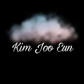 🌟 Kim Joo Eun Имя, Облако, Текст, Небо telegram sticker