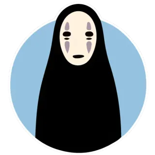 Каонаси by @anime_stickerr whatsapp stickers