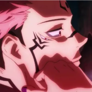 😉 Ryomen Sukuna Jujutsu Kaisen Anime, Jujutsu Kaisen, Sukuna, Ryomen Sukuna, Przeklęty Duch, Postać z Anime telegram sticker
