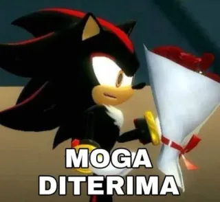 🌹 Shadow the Hedgehog Sonic the Hedgehog MOGA DITERIMA telegram sticker
