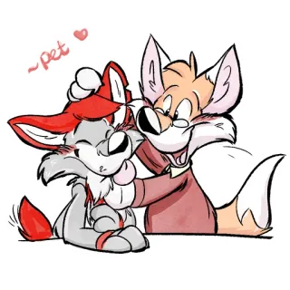 🐶 pet Cartoon, Haustier, Tier, Niedlich, Zuneigung telegram sticker