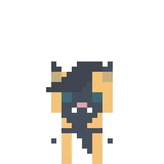 💕 Katze, Pixel Art, Sticker, Tier, Kätzchen, süß telegram sticker