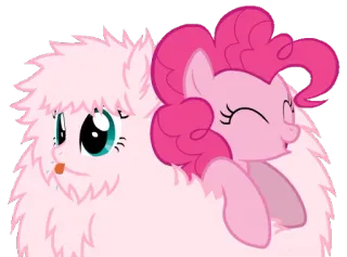 👯 Pinkie Pie My Little Pony Kucyk, Kreskówka, Pinkie Pie, Przyjaźń, Słodki, Animacja telegram sticker