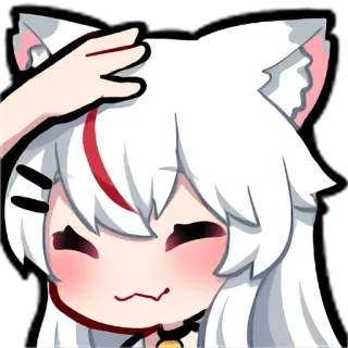 ✋ Anime, Katze, Kawaii, Haustier, Süß telegram sticker