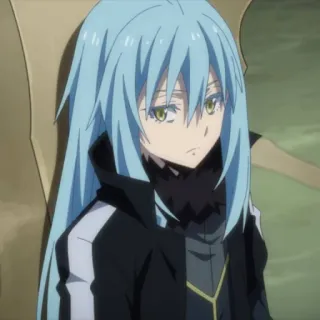 😒 Rimuru Tempest That Time I Got Reincarnated as a Slime Аниме, Римуру, Темпест, Слизь, Исекай telegram sticker