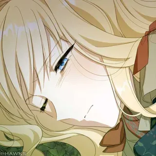 🤍 @HAWKS Anime, Blonde, Fille, Manga, Mignon, Dessin animé telegram sticker