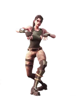 👏 fortnite, emote, personnage, jeu vidéo, danse telegram sticker