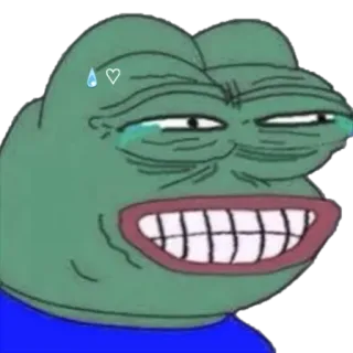 🐸 Pepe the Frog Pepe, sapo, meme, internet, triste, chorando whatsapp sticker