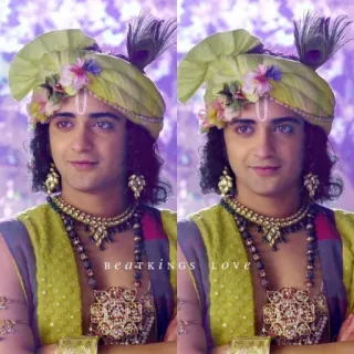 😊 Krishna BEATKINGS LOVE Hinduísmo, Deus, Krishna, Indiano telegram sticker