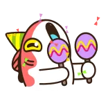 💃 Kartun, Marakas, Musik, Karakter, Lucu telegram sticker