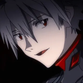 🤧 Kaworu Nagisa Neon Genesis Evangelion anime, Kaworu, Nagisa, Evangelion, character, smiling telegram sticker
