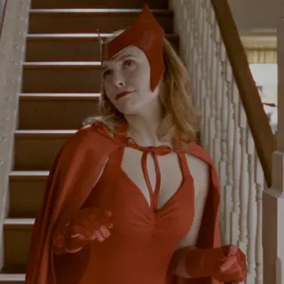 ☕️ Wanda Maximoff WandaVision marvel, feiticeira escarlate, super-herói, série de tv, personagem fictício telegram sticker