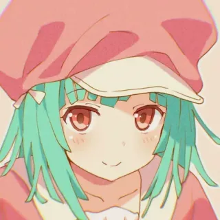 🎭 Anime, Dziewczyna, Słodkie, Kawaii, Kreskówka, Manga telegram sticker