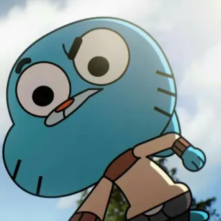 ❤️ Gumball Watterson The Amazing World of Gumball Cartoon, Tier, Animiert, Blau, Katze whatsapp sticker