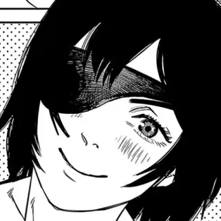 😃 Himeno Chainsaw Man anime, manga, chainsaw man, himeno, smile telegram sticker