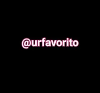 👍 @urfavorito username, social media, handle telegram sticker