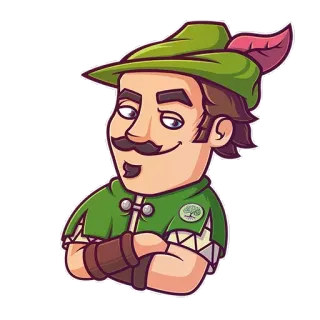 Robin Hood telegram stickers