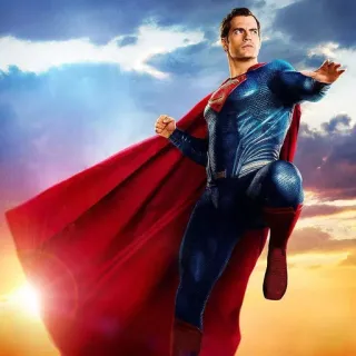 🦸 Superman superhero, Superman, DC Comics, cape, flying, Henry Cavill telegram sticker