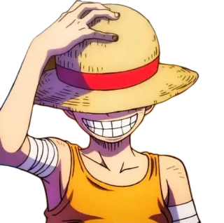 😈 Luffy One Piece anime, one piece, luffy, monkey d luffy, cartoon telegram sticker