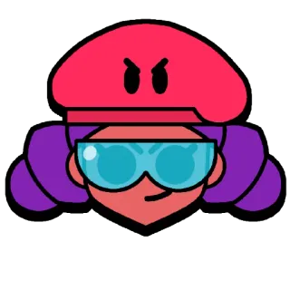 😃 Shelly Brawl Stars shelly, brawl stars, personaje, videojuego, juego, enojado whatsapp sticker