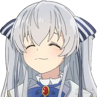 😊 Anime, Mädchen, lächelnd, süß telegram sticker